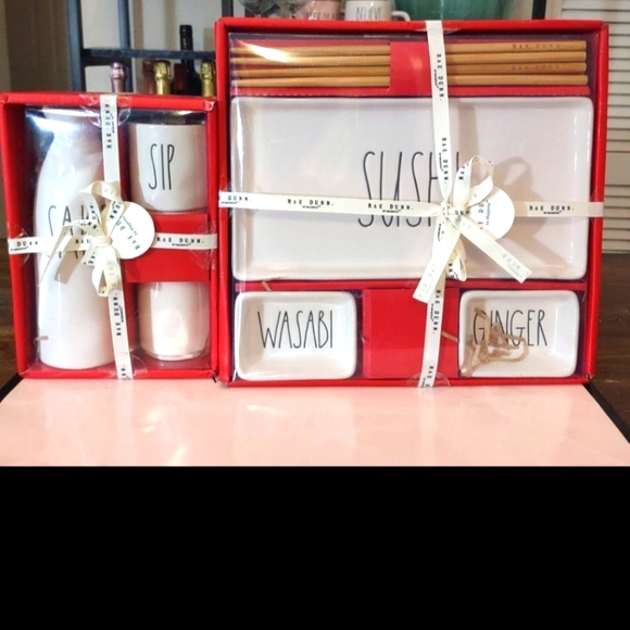 Rae Dunn Other - Rae Dunn Sushi & Sake Giftset Bundle NIB